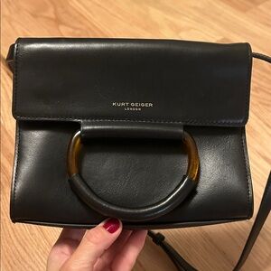 Kurt Geiger Harriet Crossbody Bag with Gold Accent
